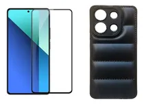 Comprar Funda Tpu Puffer + Templado Compatible Con Redmi Note 13 4g Negro Tpu Puffer