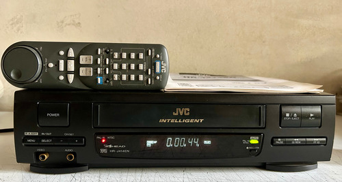 Videocasetera Videograbadora Jvc Impecable Completa !! Negro (Usado)