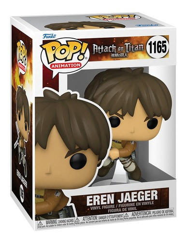 Funko Pop Eren Yeager Attack On Titan Shingeki #1165