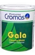 Pinturas Cromas Gris Concreto Mate Gala Galón Clase A