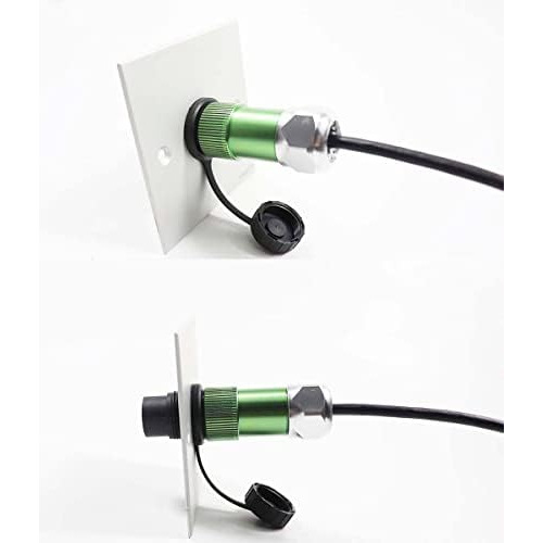 Penglin 2pcs Acoplador De Montaje En Panel Hdmi A Prueba De