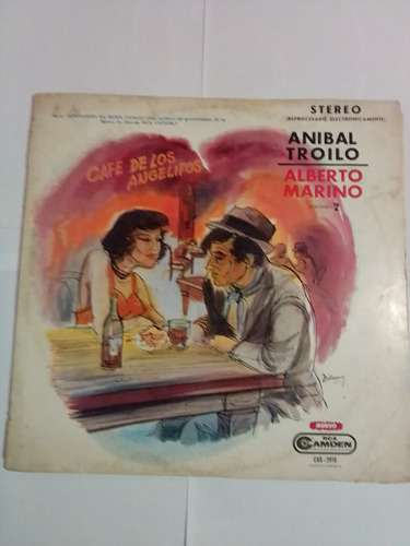 Disco Vinilo Anibal Troilo-a. Marino Café De Los Angelitos