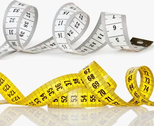 Kit 2 Fitas Métricas Top Casa 1,5m X 2cm Dobráveis Costura e Medi...