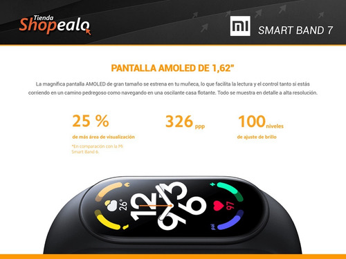 Imagen 3 de 10 de Smartwatch Reloj Inteligente Xiaomi Mi Band 7 Spo2 + Cuota-*