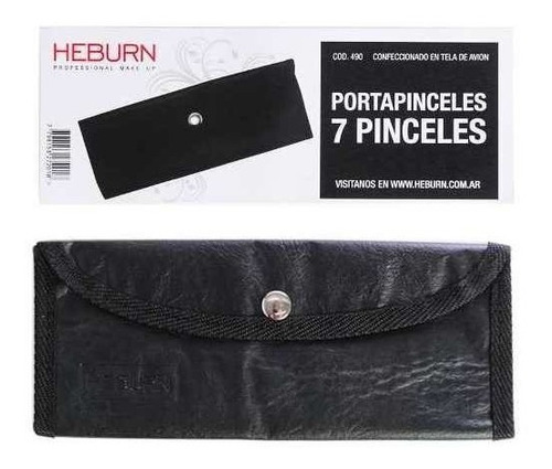 Heburn Profesional Estuche Para 7 Pinceles Maquillaje 490