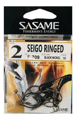Anzuelos Sasame Seigo Ringed F-709 N° 2 Made In Japan