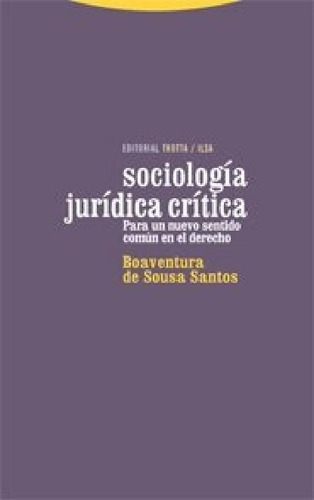 Sociologia Juridica Critica - Boaventura De Sousa Santos