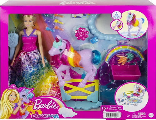 Barbie Dreamtopia Muñeca Con Unicornio