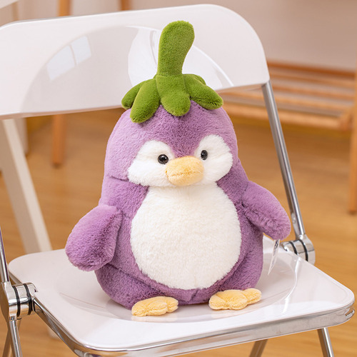 Penguin Baby Plushs Doll Creatives Turn Juguet Berenjena Pin