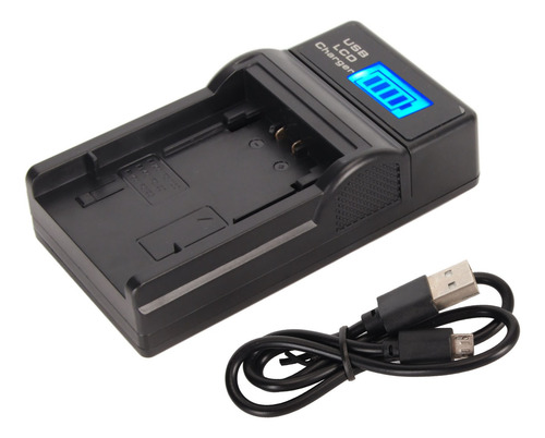 Batería De Cámara Usb Con Pantalla De Alimentación Única Par