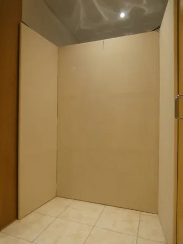 Biombo De Madera Y Tela / Videoconferencias / Otros Usos