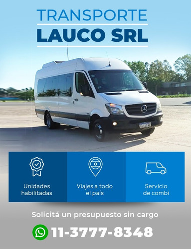 Servicio De Combis, Traslado De Pasajeros, Charter