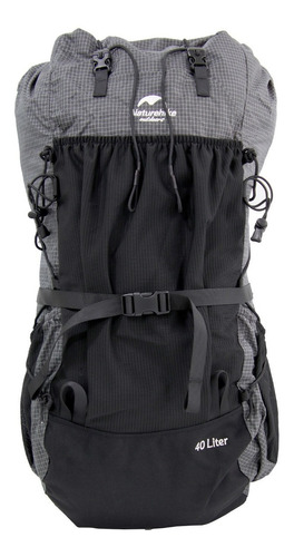 Mochila De Senderismo Naturehike 40l + 5l Negro