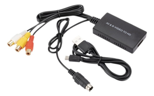 Conversor Svideo Para Hdmi S-video E 3rca Cvbs Composite To