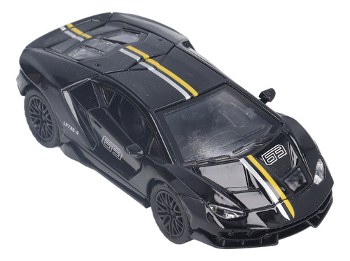 Coche Retráctil De Metal, Modelo De Aleación 1:32, Duradero,