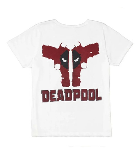Playera Blusa Deadpool Marvel Dedpul Camisa Pistola Didpul N