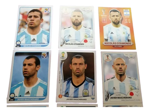 Coleccion De 12 Laminas Panini Jugadores Cracks Argentinos (Usado)