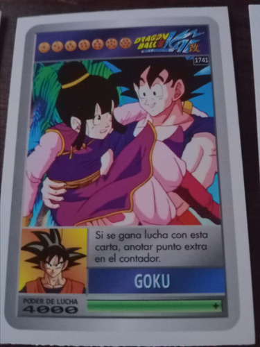 Carta Dragon Ball Sd, Goku Milk 1741