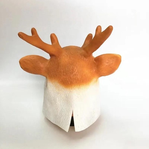 Máscara Látex Animal Veado Halloween Cervo Bambi