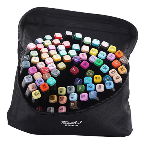 Marker Pen Bag Colors 80 Art Double Design For Point