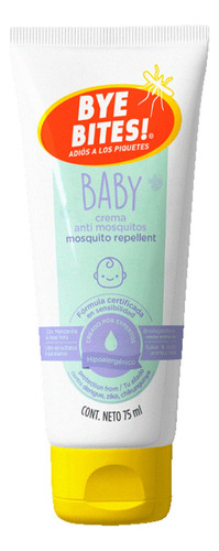 Bye Bites Baby Crema Repelente De Mosquitos E Insectos 75 Ml