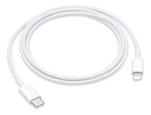 Cargador Rápido para iPhone o Apple de 20W tipo C cable Lightning IMPORTADO