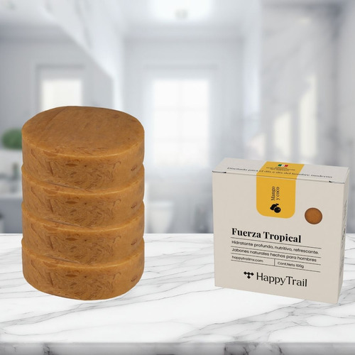 Mango Y Coco | Jabón Para Hombres Ing Naturales Hidratante