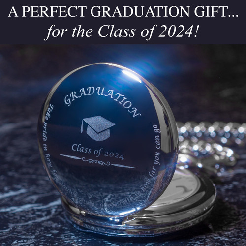 Relógio De Bolso Fj Frederick James Graduation Class Of 2024