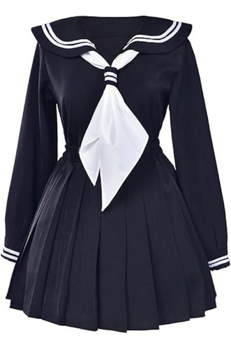 Conjunto De Uniforme Japonés Clásico Para Niñas Elibelle