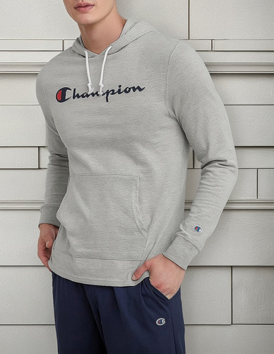 Champion ® Sudadera Hoodie Cordones Capucha 100% Algodón Ev