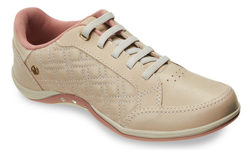 Tênis Casual Feminino Em Couro Kolosh