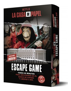 La Casa De Papel. Escape Game. Objetivo: Liberar A Río Tren