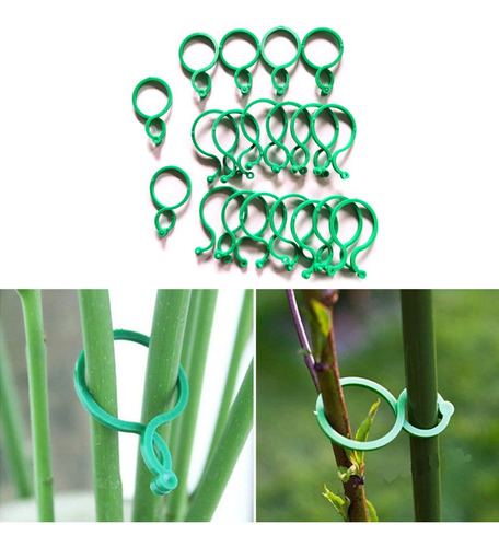(2 #mold) Pinzas Para Atar Parras De Jardín Con Hebilla, Paq