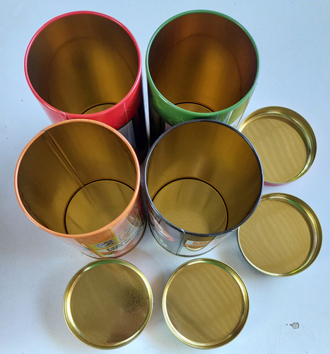 Lote 4 Latas De Colección Coca - Cola Fanta - Sprite (Usado)
