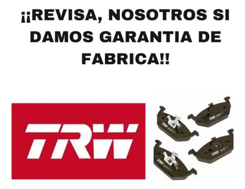 Balatas Delanteras Trw Envision 20-23 Terrain 20-21 Equinox