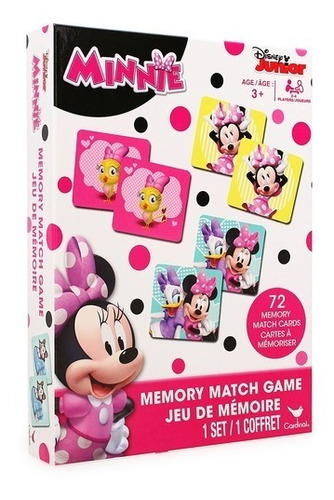 Juego De Memoria Minnie Mouse 72 Cartas