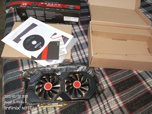 Imagen 4 de 4 de Tarjeta Ati Rx 580 8 Gb Marca Xfx Black Oc