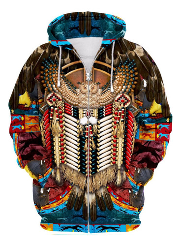 Indios Nativos Americanos Cosplay Sudadera9