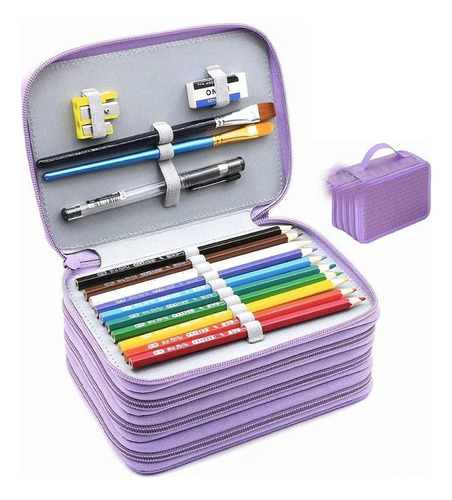 Lápices De Colores 72 Agujeros Bolígrafos Organizador Escola