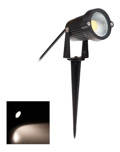 Imagen 1 de 1 de Reflector Led Tipo Estaca Dirigible 5w Jardín Luz Fria