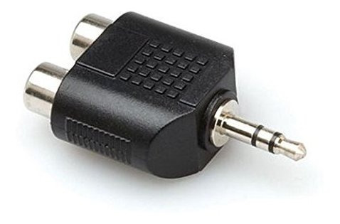 Adaptador Convertidor Plug 3.5 Macho A Dos Rca Hembra.