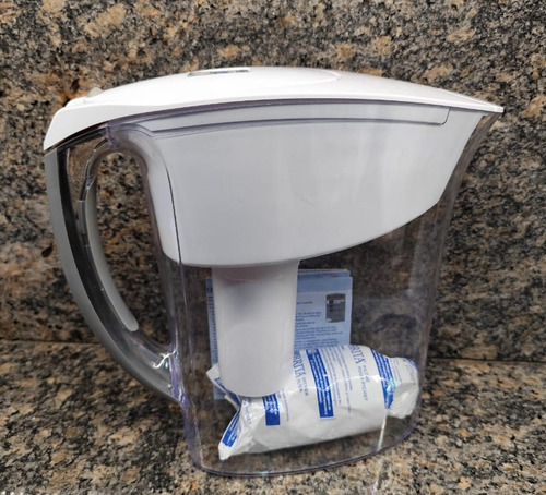 Jarra Filtro Brita Delgada Indicador Electronico + 5 Filtros
