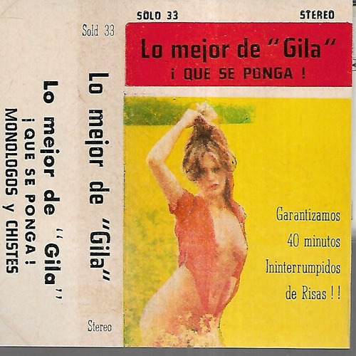 Gila Album Que Se Ponga Monologos Y Chistes Cassette Nuevo