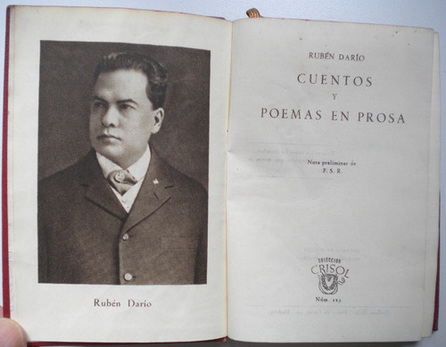 Darío Rubén / Cuentos Y Poemas En Prosa / Aguilar Crisol