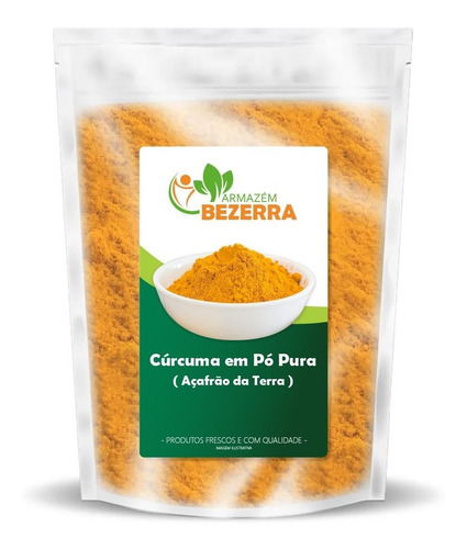 Açafrão Da Terra Puro 500g - Premium - Cúrcuma Em Pó