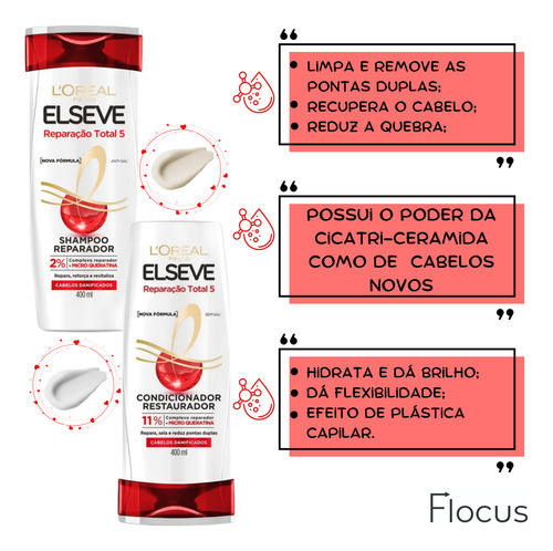 Kit Elseve Reparação Total 5 Cicatri Extraordinario Creme
