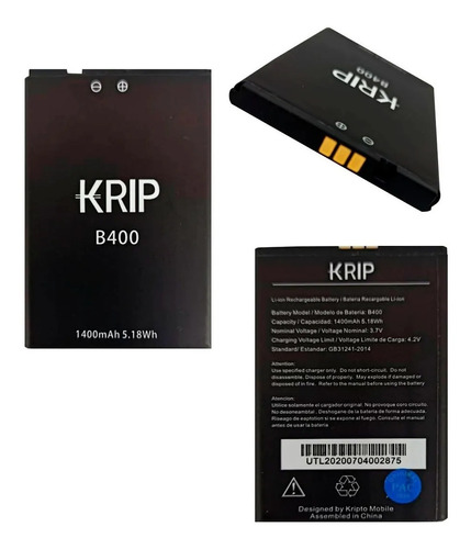 Bateria Pila Krip K4 B400