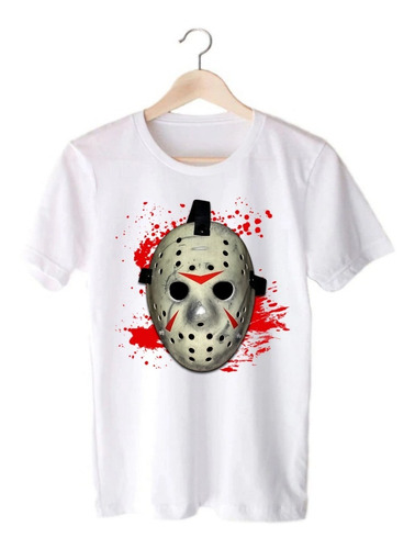 Remera Blanca Jason - Miedo Terror - Serie/peli