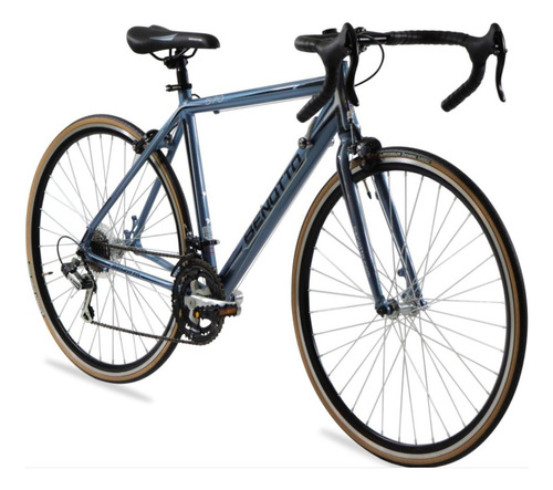 Bicicleta ruta Benotto Ruta 570 R700 20" 14v cambios Shimano Tourney color gris azulado