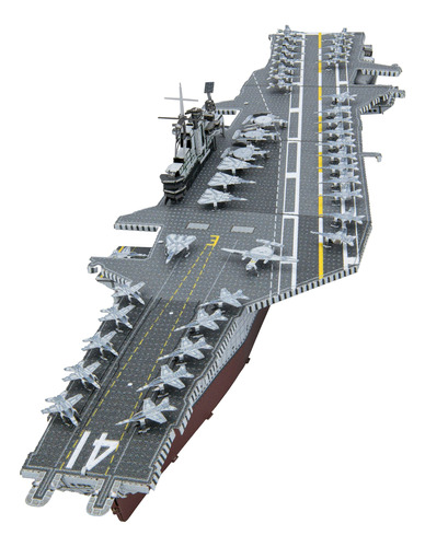 Metal Earth Serie Premium Uss Midway Aircraft Carrier 3d Kit